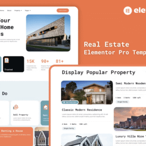 Newland Real Estate Website Template Elementor Kit